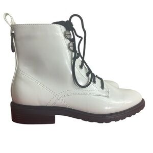 Rampage Ram Zinger White Combat Boots 9-1/2M